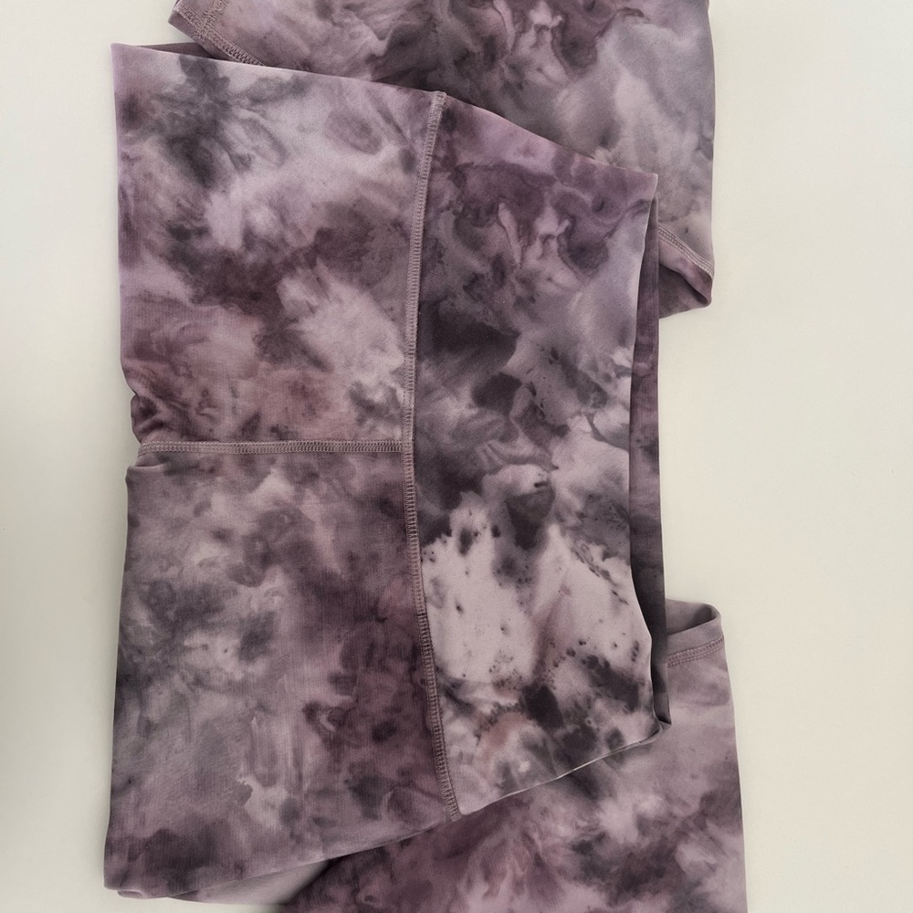Purple Tie-Dye Leggings - Picture 4 of 5